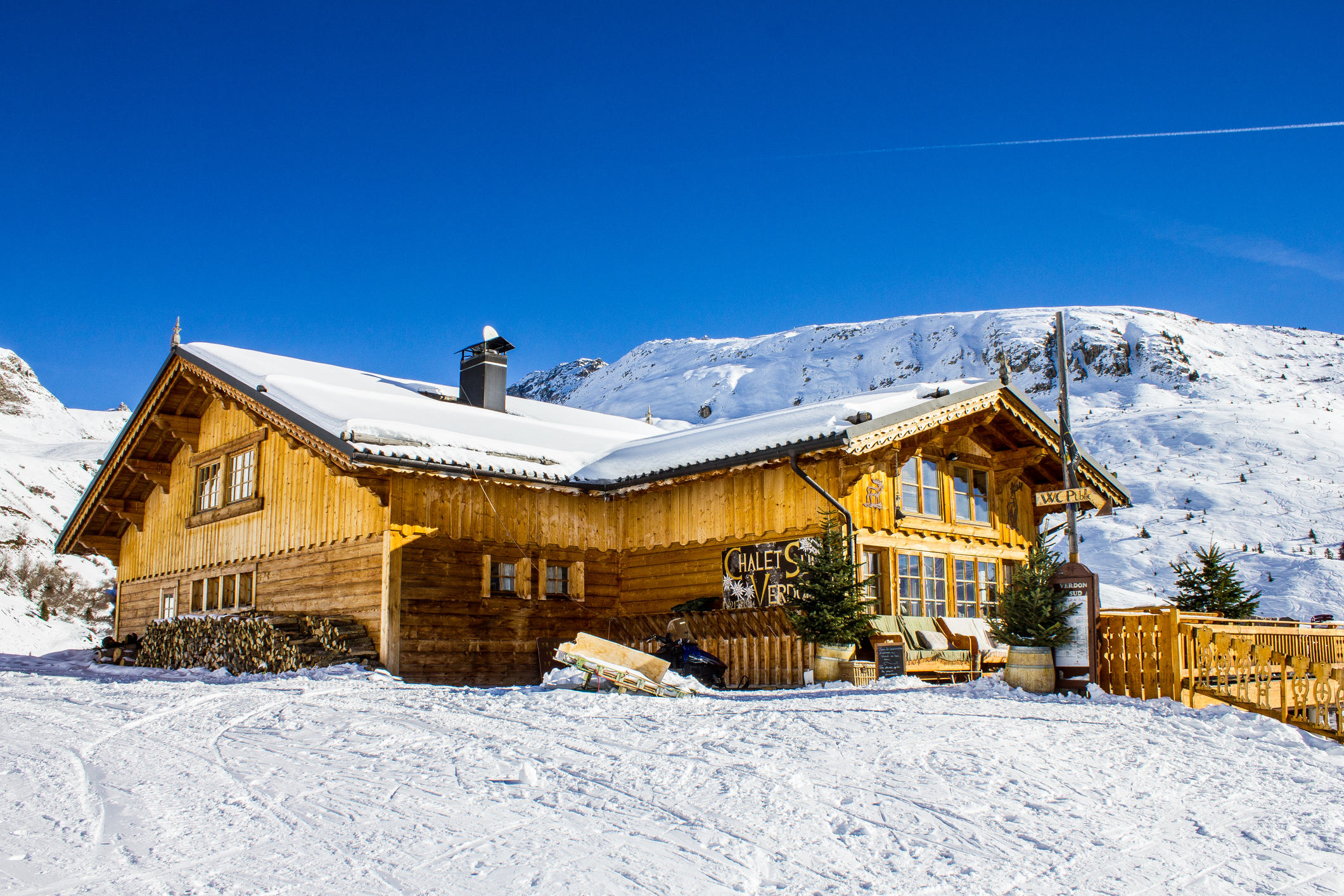 Chalet en bois moderne