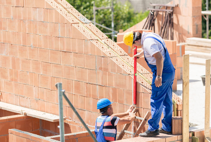 Construction d'un mur