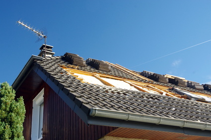 Maison avec pose de toiture en ardoise