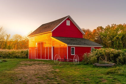 Grange rénovée en maison