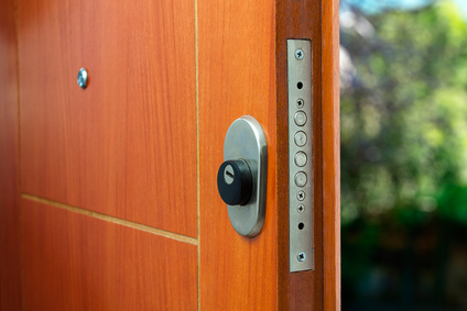 Porte d'entrée en bois