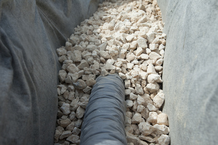 Installation d'un système de drainage