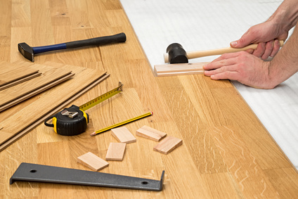 Travaux de pose de parquet