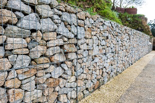 Mur en gabion