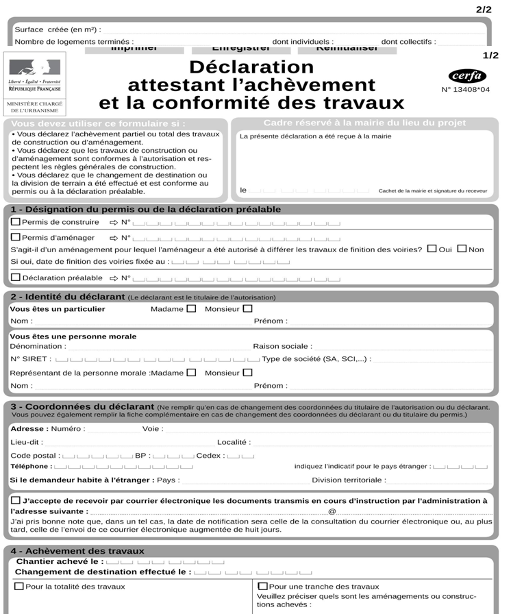 Comment remplir une declaration prealable de travaux pour un velux