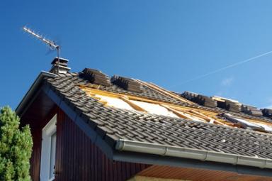 Maison avec pose de toiture en ardoise