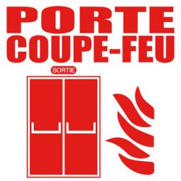 Logo d'une porte coupe-feu